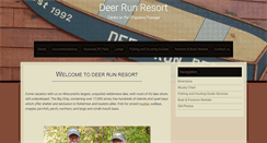 Desktop Screenshot of deerrunresort-hayward.com