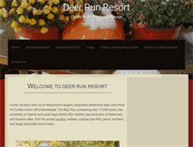 Tablet Screenshot of deerrunresort-hayward.com